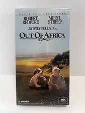 Out of Africa 1985 VHS, 1993 Robert Redford, Meryl Streep Brand New Sealed