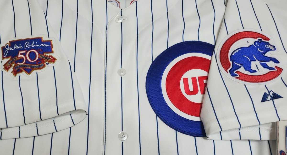 Majestic - マジェスティック　メジャーリーグ　シカゴカブス　サミーソーサ　ユニホーム　XL Authentic! Majestic 60 4XL CHICAGO CUBS PINSTRIPE SAMMY SOSA