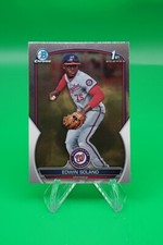 (2 Cards) 2023 Bowman Chrome Prospects #BCP-169 Edwin Solano R6220J