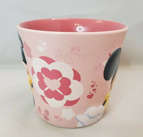 Disney Store Minnie Mouse 3-D Pink Mug Sparkle Hearts 14 OZ - Picture 4 of 6