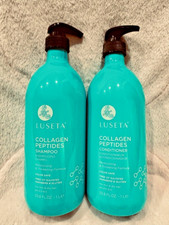 LUSETA Collagen Peptides - Shampoo  Conditioner Set for Thin  Dry Hair