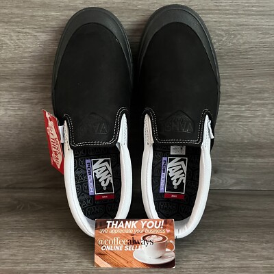 Vans Dakota Roche BMX Slip-On Black White Pop Cush Size 8.5 Vans Dakota Roche BMX Slip-On Black White Pop Cush Size 8.5