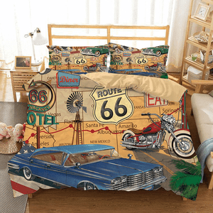 3D-Print-US-Route-66-Bedding-Set-Duvet-Cover-and-Pillowcase-Twin-Full-Queen-King