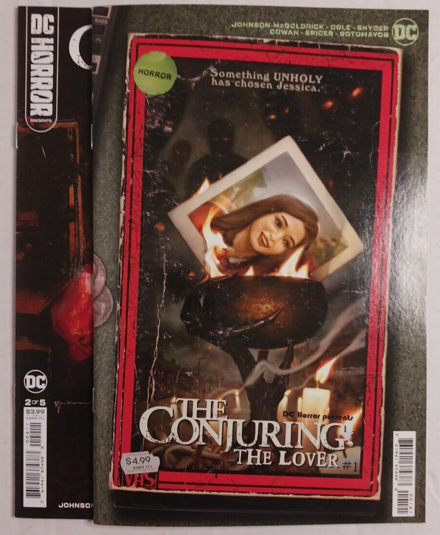 2021 ~ DC Horror Presents: The Conjuring: The Lover #1 Cover B & #2 Cover A NM