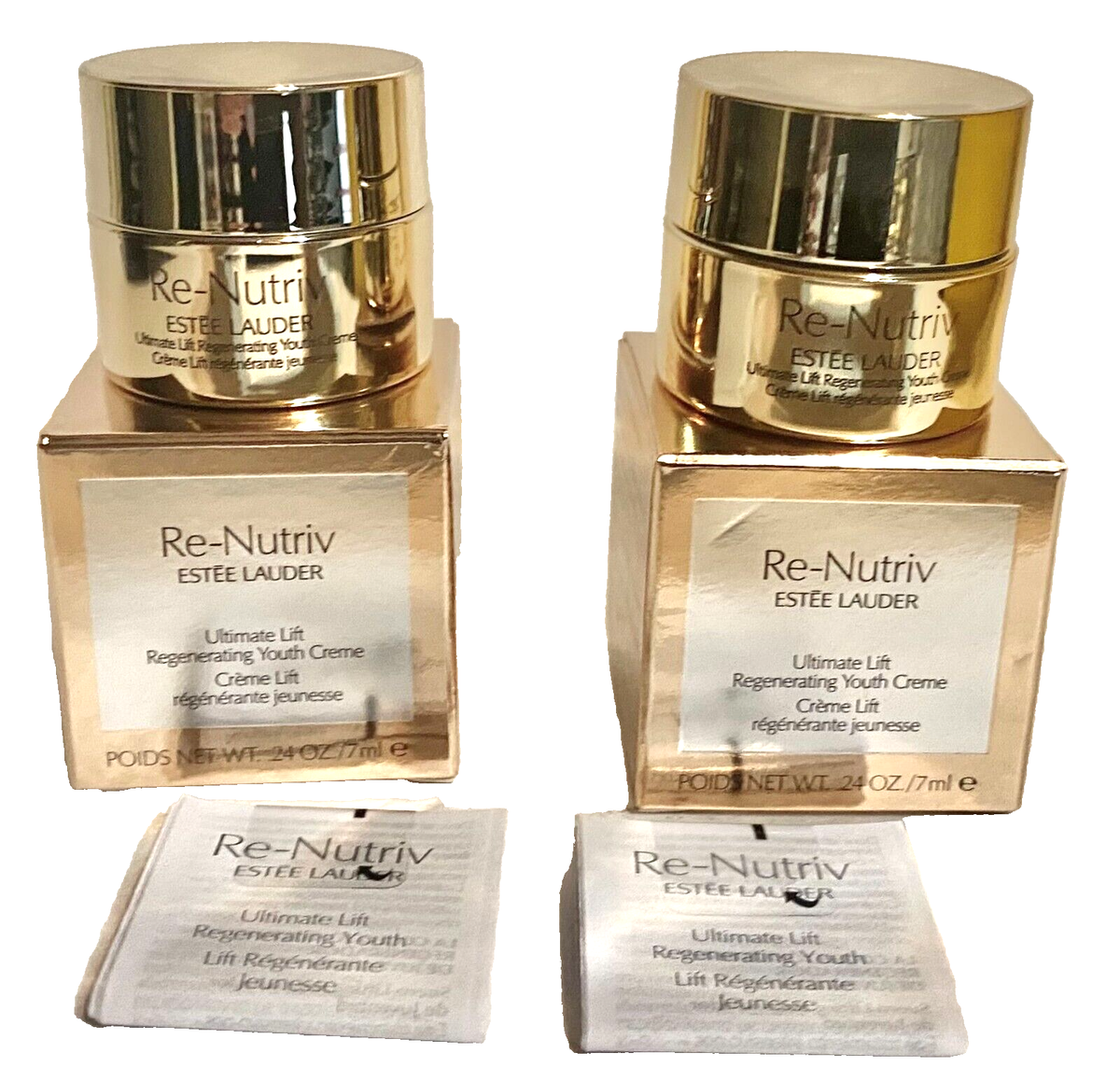 2 x Estee Lauder Re Nutriv Ultimate Lift Regenerating Youth Creme