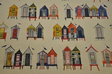 Prestigious BEACH HUTS Fabric - Colour ANTIQUE - NEW- Sold by the metre