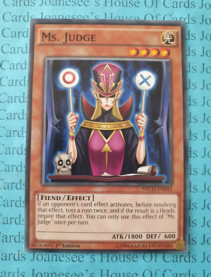 NECH-EN043 Ms. Judge Short Print Yu-Gi-Oh Card 1st Edition New | eBay UK