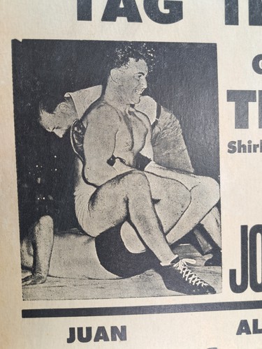 Count Billy Varga Vs. Bob McCune, Vintage Wrestling Event Poster 22x14in  (S45) - Picture 3 of 16