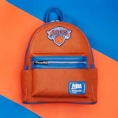 Loungefly NBA New York Knicks Basketball Logo Mini Backpack  display picture 2