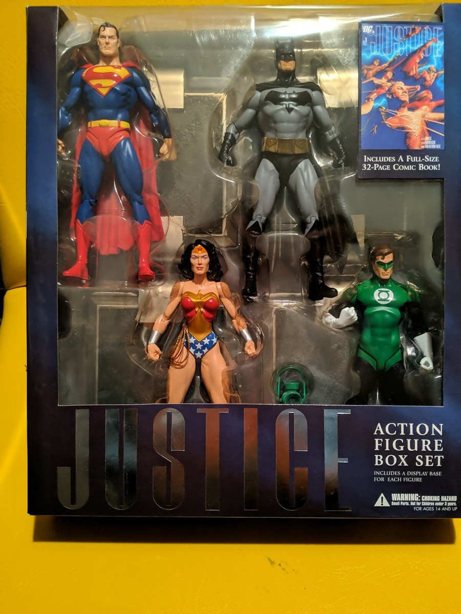 DC UNIVERSE 6セット DC Universe Omac Attack 6 FIGURE SET - Superman, Wonder Woman