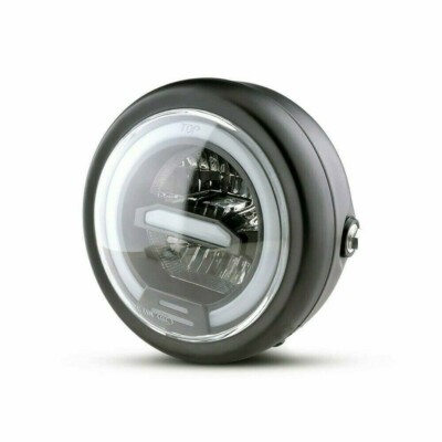 Faro LED De 7 Pulgadas Universal Para Moto – Scrambler, Cafe Racer, Chopper – Homologado DOT/SAE