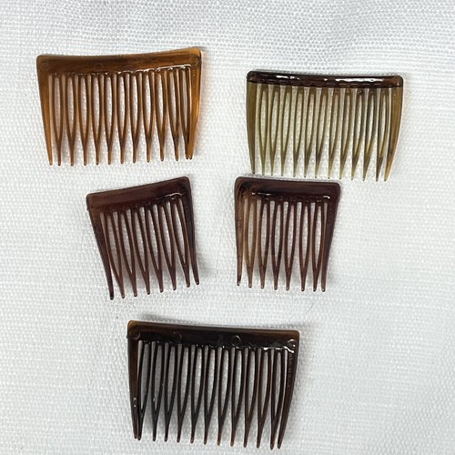 Vintage Hair Side Combs LOT OF 5 Made in USA - Picture 2 of 2