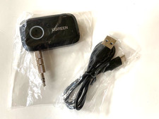 UGREEN 5.1 Aux Bluetooth Adapter for Car Greater Connection , Black