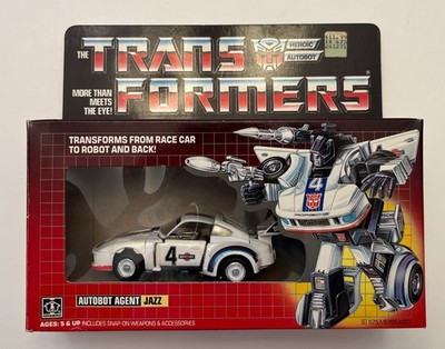 G1 Transformers Jazz w/Box 100% Complete Takara 1984 One Owner, Great Condition 