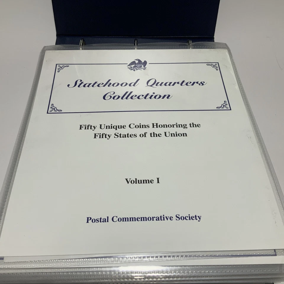 PCS Statehood Quarters Collection Vol 1 & 2 all 50 States etc. w/stamps COMPLETE - Image 2 of 4