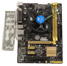 ASUS H81M-C/CSM LGA1150 Socket DDR3 DVI VGA Motherboard w/ I/O Shield No CPU 