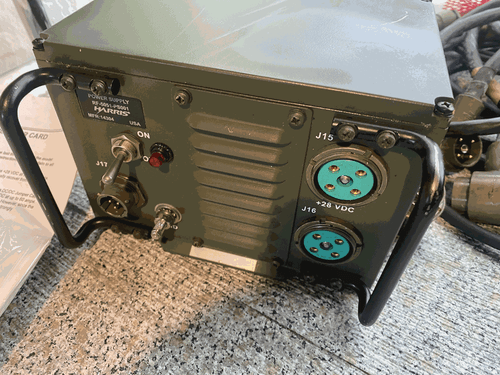 DUAL Harris RF-5051-PS001 Power Supply w AC Power kits & multiple radio cables - Zdjęcie 5 z 17