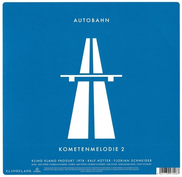 Kraftwerk Autobahn 7” Vinyl 50th Anniversary Pressing New & Sealed - Image 3 of 4
