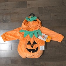 Infant Hyde and Eek Pumpkin Halloween Costume Dress Up Play Day 12-18 Months NWT