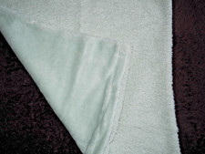 MONT CHALET-KUSCHEL-BW/Einzelbett 2tlg. /CHINCHILLA-SCHÄFCHENIMITAT/ MINT-NEU