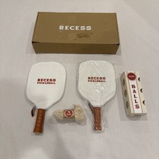 Recess Pickleball Starter Set   2 Paddles  3 Balls, Bag, Case