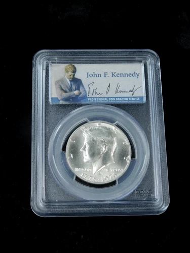 1976-S 50c Kennedy Silver Half Dollar - PCGS MS68