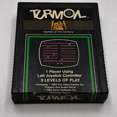 TURMOIL Atari 2600 Video Game 1982 20th Century Fox