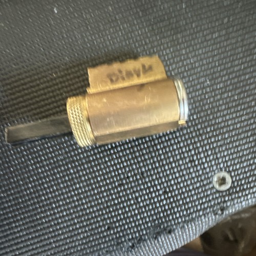 Schlage Primus Keyed Door Lock Cylinder Satin Silver Finish w/1 Key - Picture 2 of 5