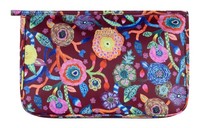 Oilily Colle Cosmetic Bag Kosmetiktasche Tawny Port Bunt Violett Neu