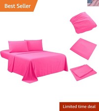 Full Sheets Set - Hotel Luxury 4-Piece Bed Set, Extra Deep Pocket, 1800 Serie...