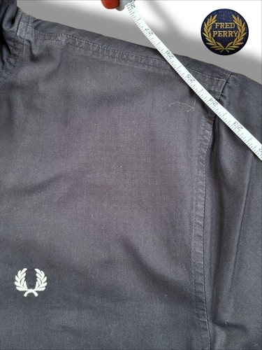 Fred Perry lined Harrington Navy Jacket size Large Mods Casuals - Picture 12 of 12