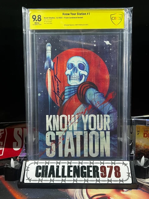 CBCS 9.8 Know Your Station #1 Jenny Frison Variant SIGNED SLAB
