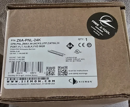 Siemon CAT 6A Patch Panel