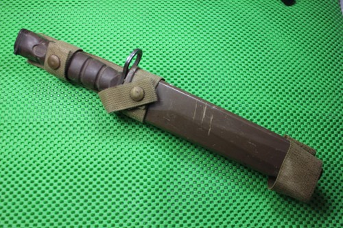 Genuine USMC OKC3S Marine Corps Bayonet & Scabbard Ontario Knife Used in Combat