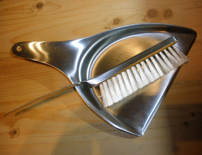 Tisch-Kehr-Set, WMF, Krümelentferner, kleine Schaufel und Besen