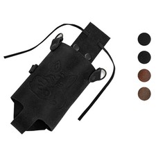 Black Forest Fox HOLLY Bier Holster Leder Halfter mit Schulterriemen Schwarz