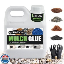 Mulch Glue for Landscaping, Easy Hold Rock Glue for Landscaping, Fast Drying