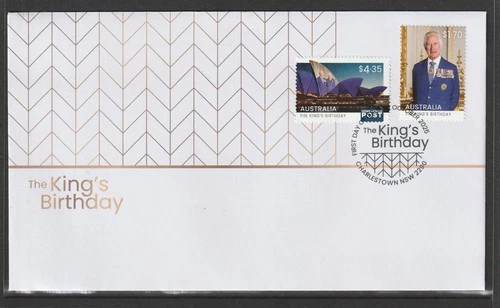Australia 2025: The Kings Birthday First Day Cover. Fine Used Condition.