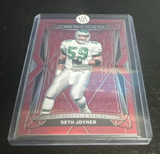 Panini 2-Card NFL Lot 2020 Obsidian Eagles Serial # Seth Joyner Sanders