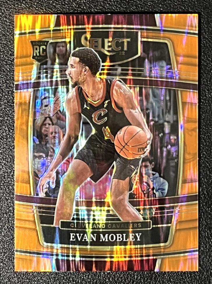 2021-2022 Panini Select: Evan Mobley, Orange Flash (Concourse) Rookie - No.5