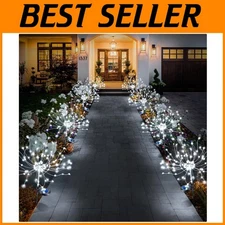 Solar Powered Starburst Lights - Outdoor Garden Lighting Set