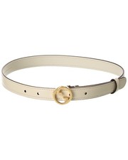 Gucci Blondie Thin Leather Belt Women's