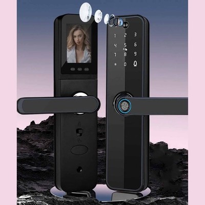 Face Recognition Smart Lock Wifi Remote Control Touch Screen Fingerprint Pas SET