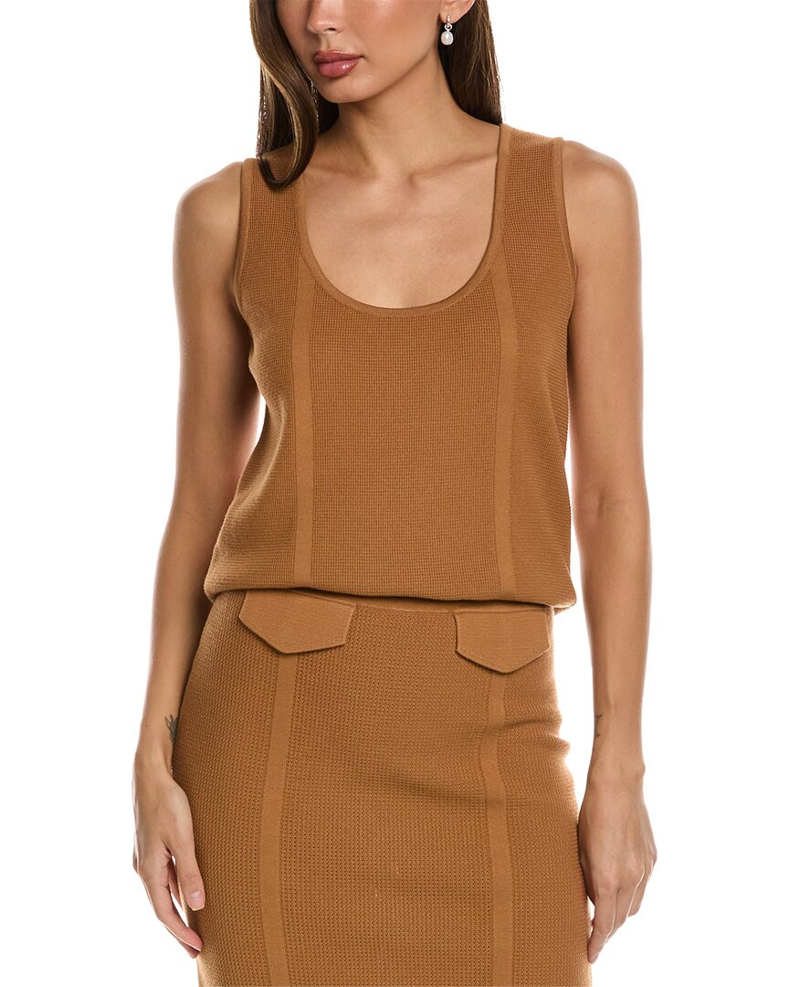 Легкий свитер St. John Женский коричневый L