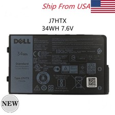 NEW OEM 34WH J7HTX 2JT7D Battery For Dell Latitude 7202 7212 7220 Rugged Tablet