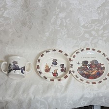 Alice In Wonderland Mad Tea Party 1980s Childrens Dish Set