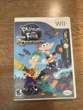 Nintendo Wii Phineas and Ferb Across the 2nd Dimension game & case, tested works
