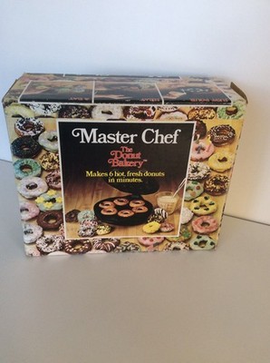 Vintage Master Chef Donut Bakery Makes 6 Doughnuts #2081 USA NEW Fall/Autumn Yum