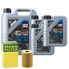 Motoröl 5W30 LIQUI MOLY Top Tec 4600 8L +MANN Ölfilter Motoröl 5W30 LIQUI MOLY Top Tec 4600 8L +MANN Ölfilter