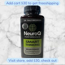 lot of 2 NeuroQ Perfomance Smart Thinking Brain Power 60 Capsules exp 06/2025